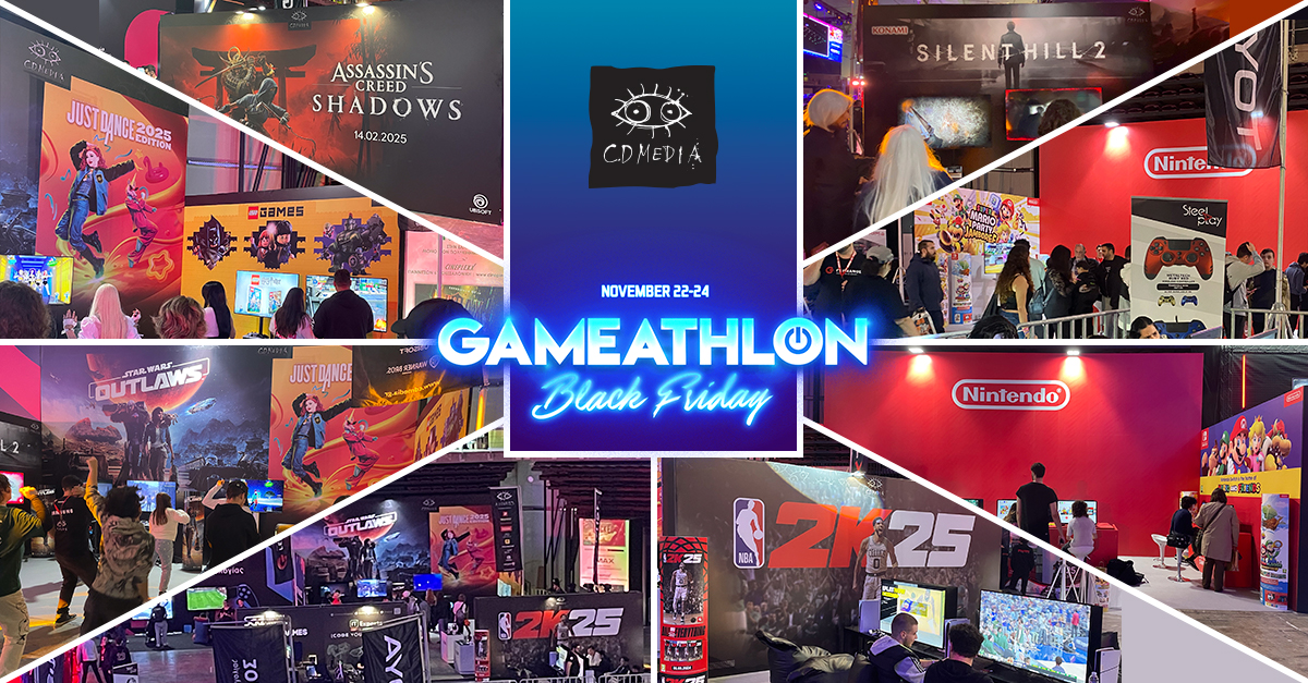 CD Media participated in Gameathlon Black Friday (2024) in Athens, Greece